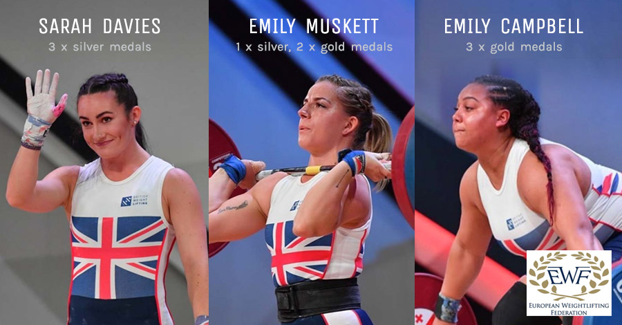 Team GB women's weightlifters - profeet custom insoles