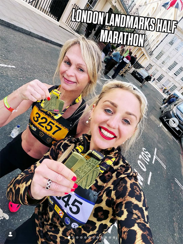 Aimee Fuller, completes LLHM London Landmarks Half Marathon in Profeet Cistom insoles